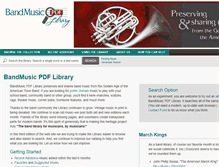 Tablet Screenshot of bandmusicpdf.org